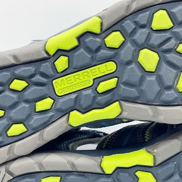 Merrell Hydro Sandal Navy/Green waterproof sandals - Boys size 5 - MY53375 - Picture 10 of 12